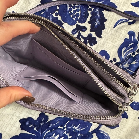 Coach Kira double large wallet wristlet bag with strap like new - Picture 8 of 13